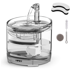 La fontaine à eau ultra silencieuse pour chat Npet